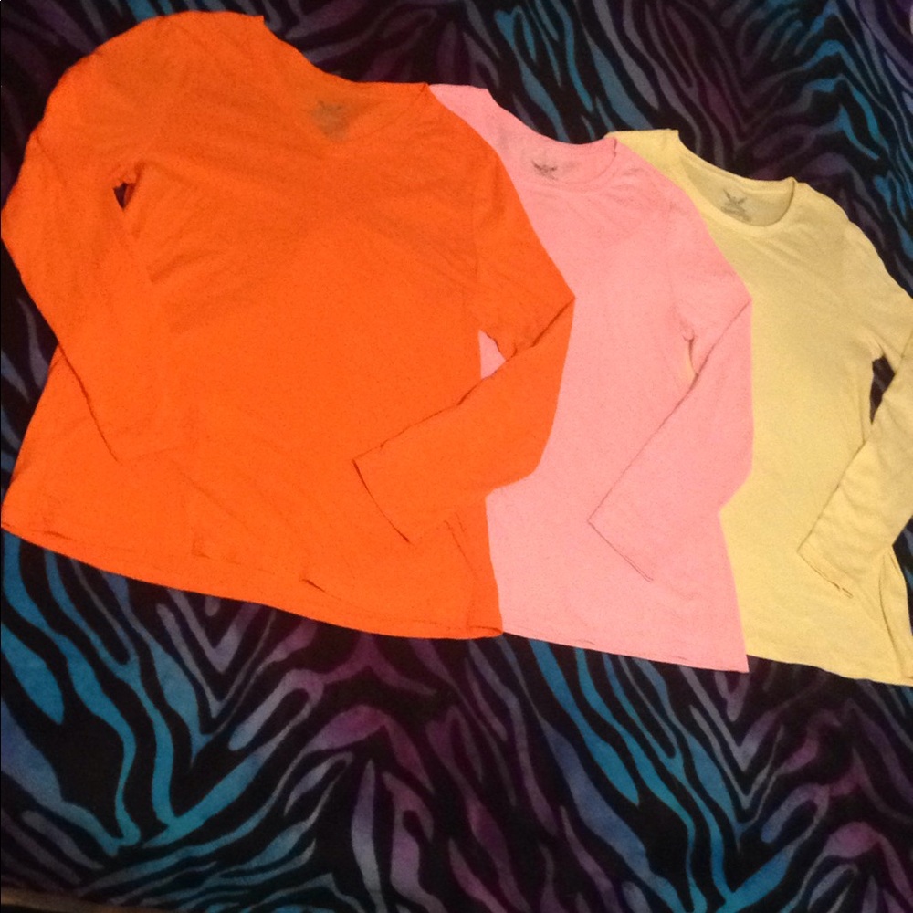 Three Faded Glory Long Sleeves